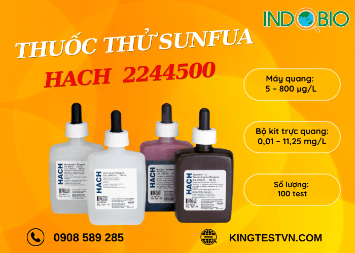 Tổng quan bộ thuốc thử Sunfua Hach 2244500